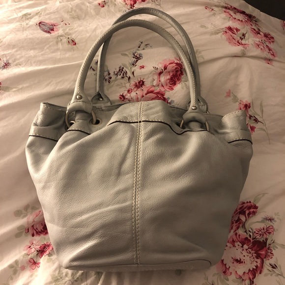 duck egg blue bag